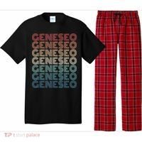 Retro Geneseo New York Gift Pajama Set thumb 0