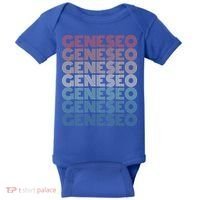 Retro Geneseo New York Gift Baby Bodysuit thumb 0