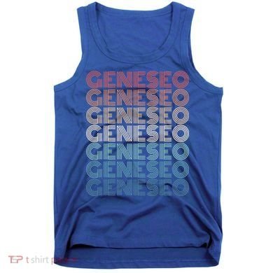 Retro Geneseo New York Gift Tank Top