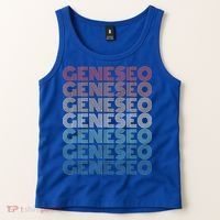 Retro Geneseo New York Gift Tank Top thumb 2