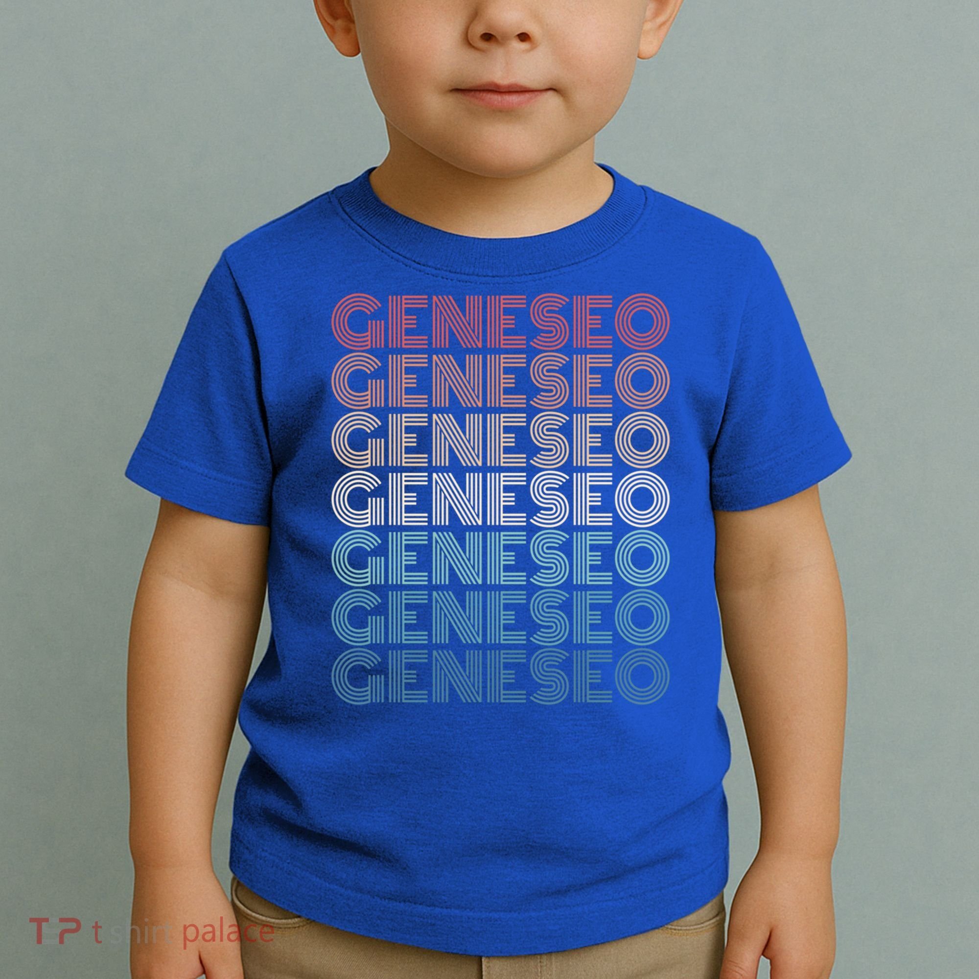 Retro Geneseo New York Gift Toddler T-Shirt