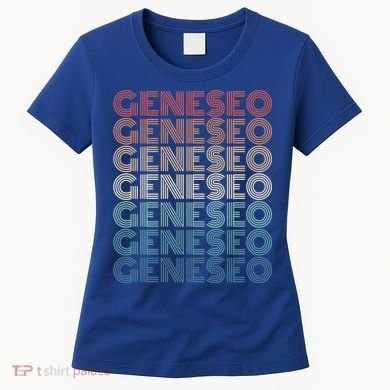 Retro Geneseo New York Gift Women's T-Shirt