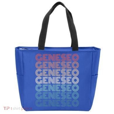 Retro Geneseo New York Gift Tote Bag