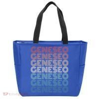 Retro Geneseo New York Gift Tote Bag thumb 0