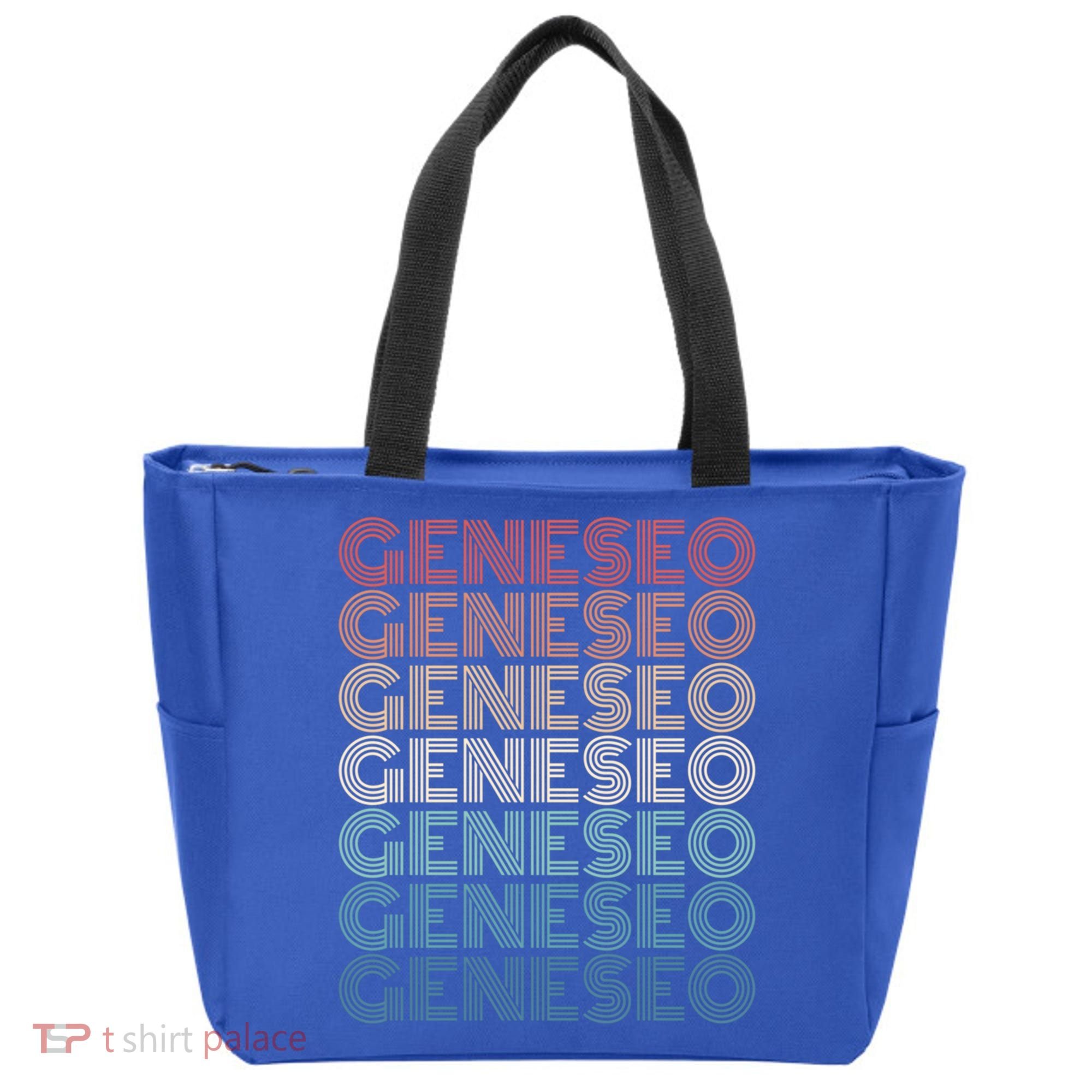Retro Geneseo New York Gift Tote Bag