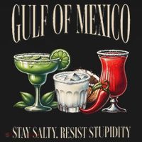 Retro Gulf Of Mexico Social Club Progressive Liberal Baby Bodysuit thumb 2