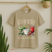 Retro Gulf Of Mexico Social Club Progressive Liberal T-Shirt thumb 2