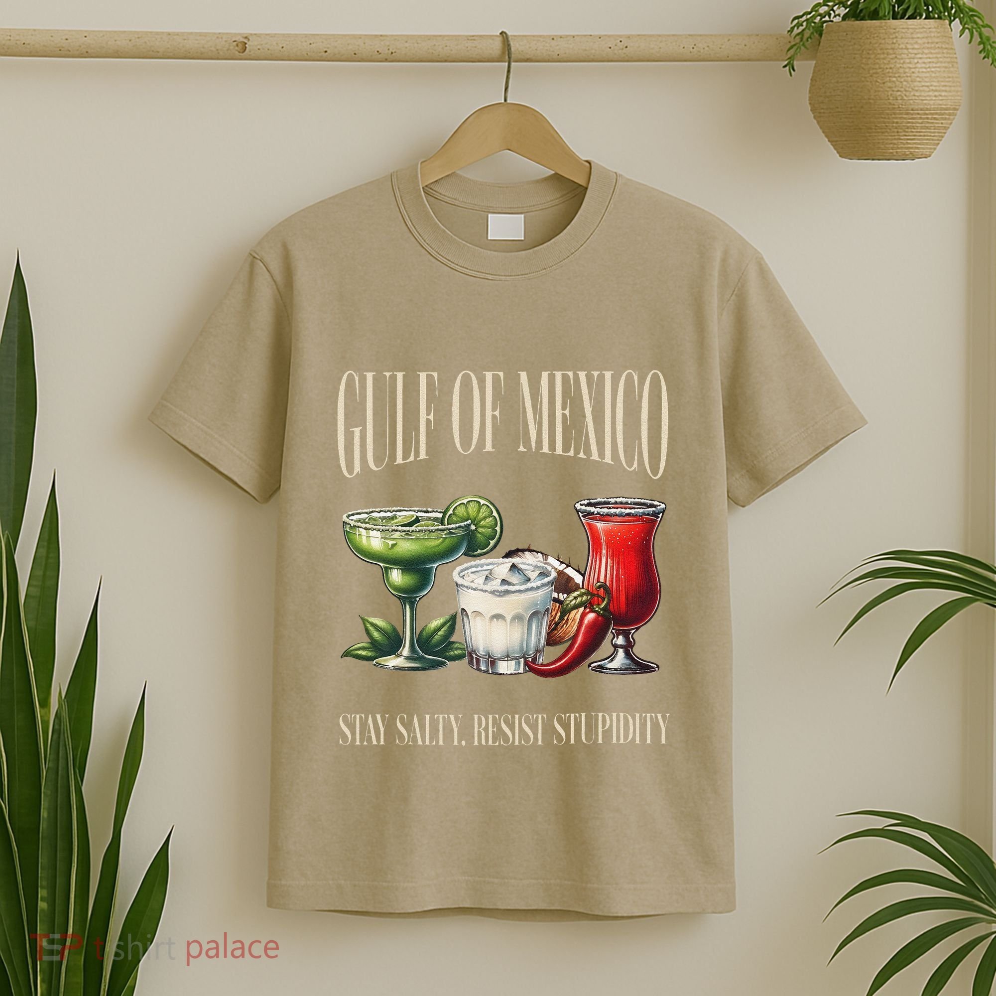 Retro Gulf Of Mexico Social Club Progressive Liberal T-Shirt