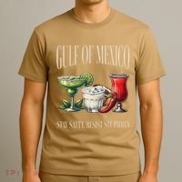 Retro Gulf Of Mexico Social Club Progressive Liberal T-Shirt thumb 3