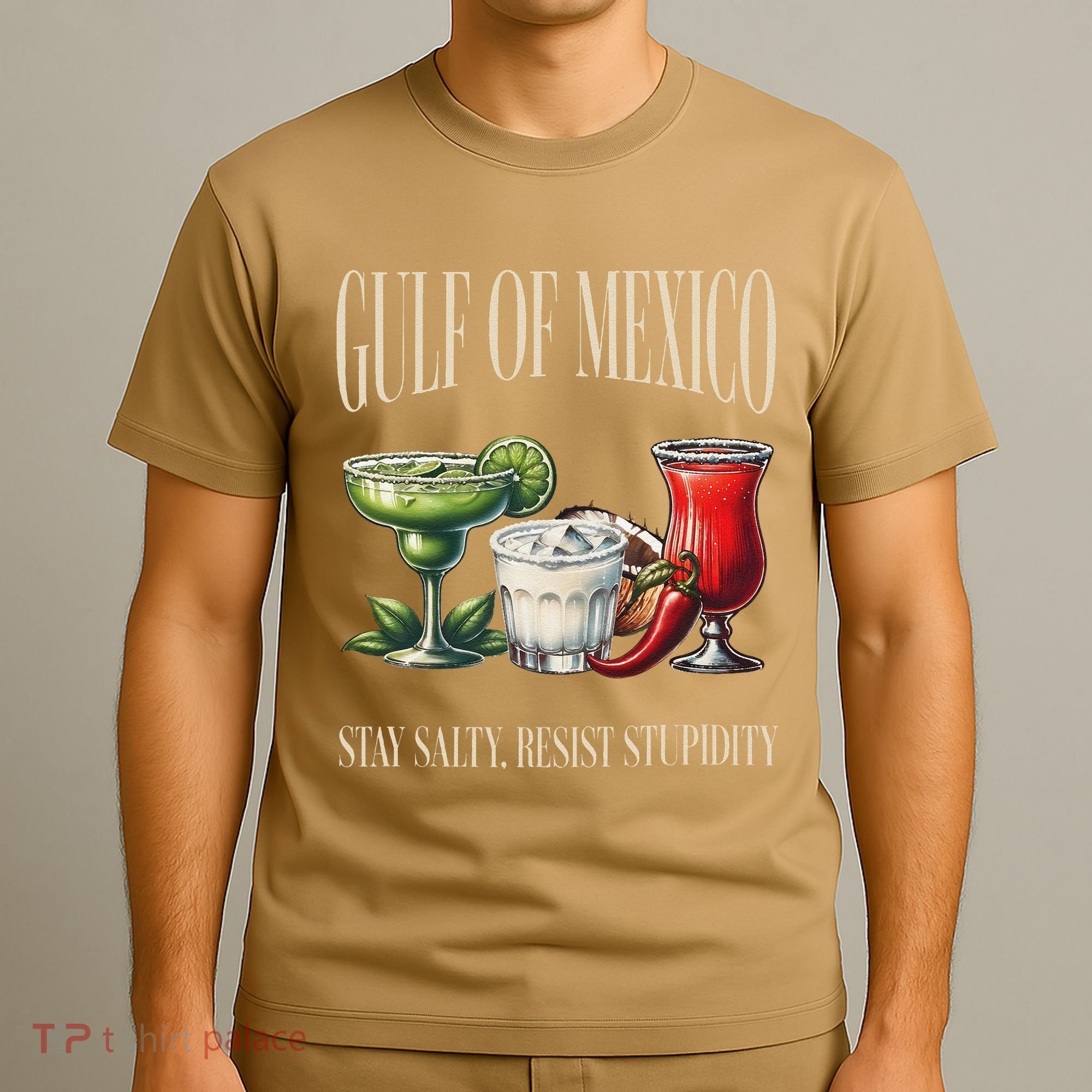 Retro Gulf Of Mexico Social Club Progressive Liberal T-Shirt