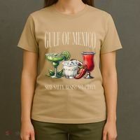 Retro Gulf Of Mexico Social Club Progressive Liberal T-Shirt thumb 4