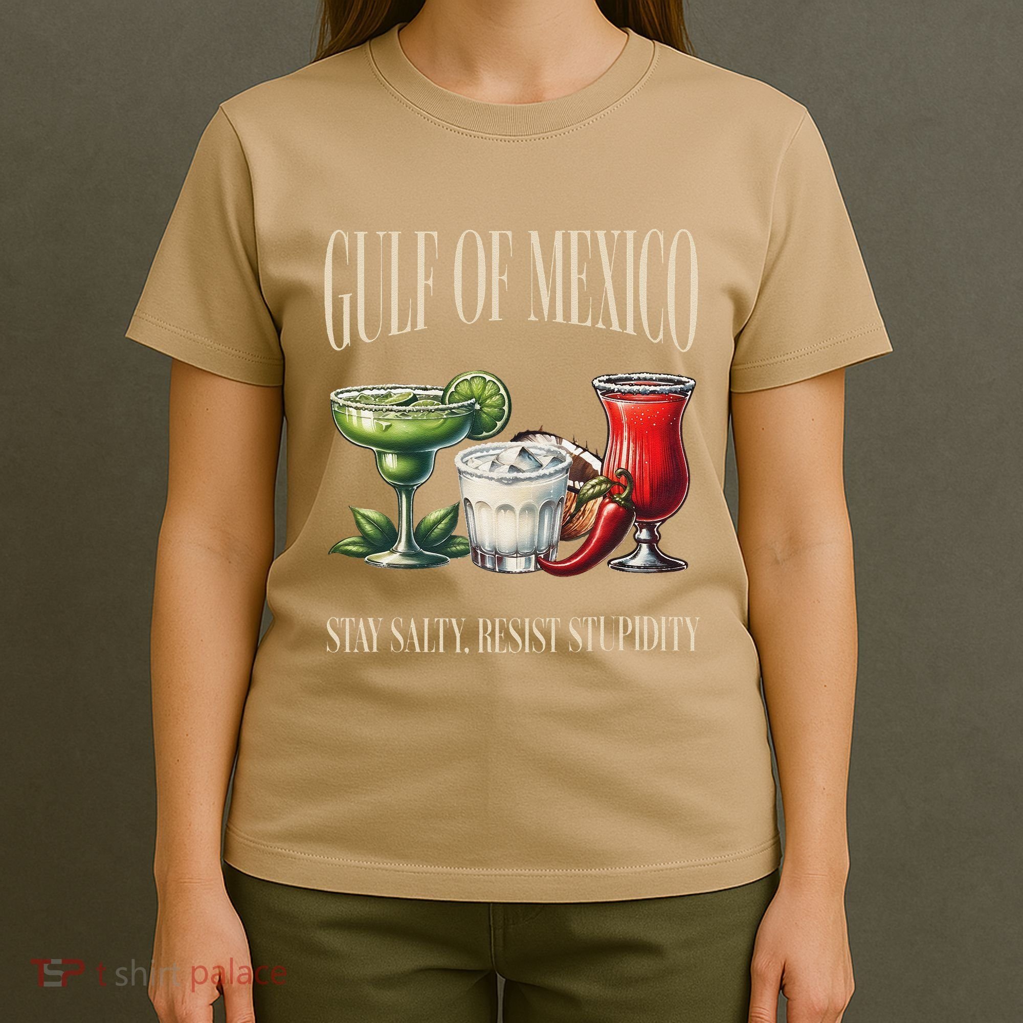 Retro Gulf Of Mexico Social Club Progressive Liberal T-Shirt