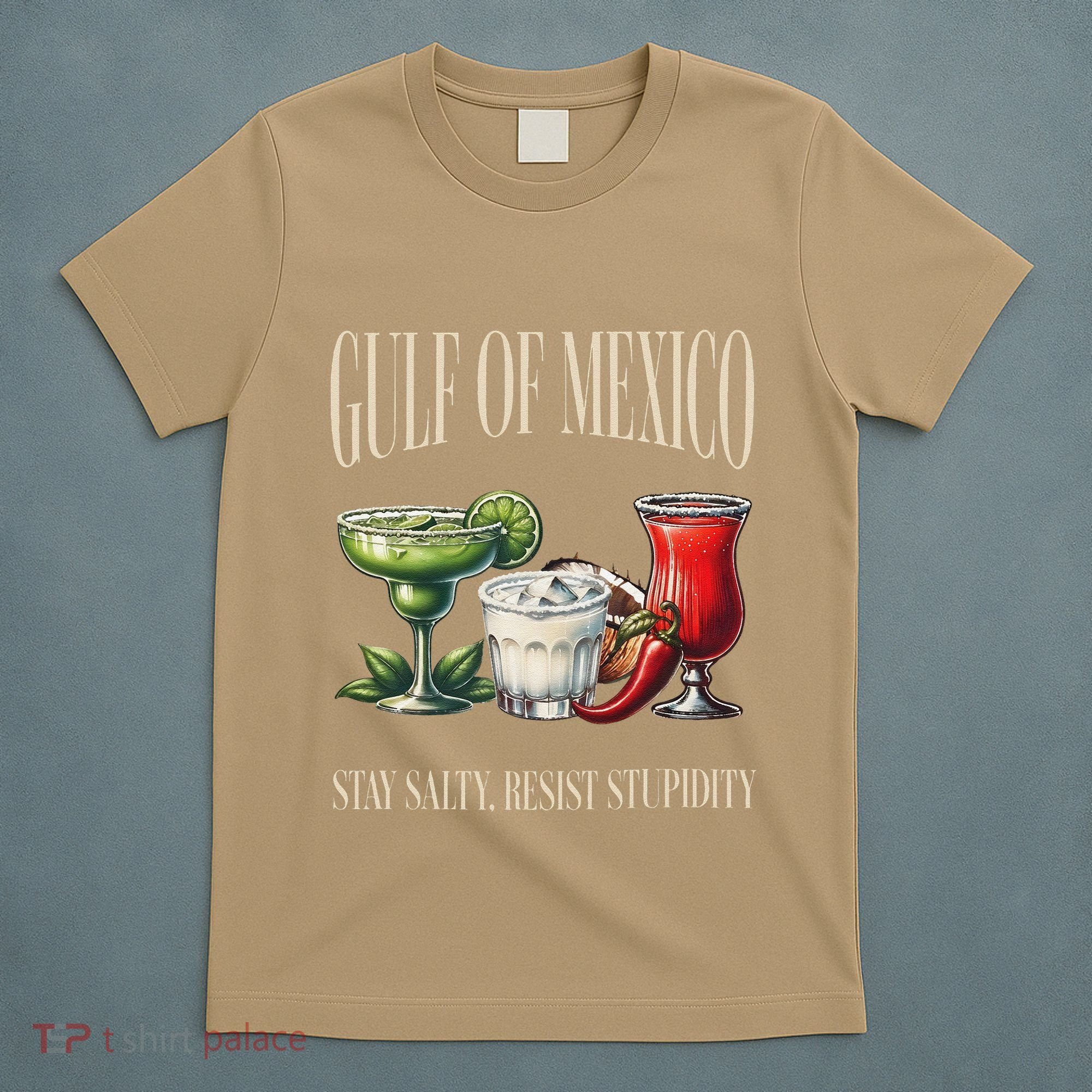 Retro Gulf Of Mexico Social Club Progressive Liberal T-Shirt