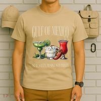Retro Gulf Of Mexico Social Club Progressive Liberal T-Shirt thumb 6