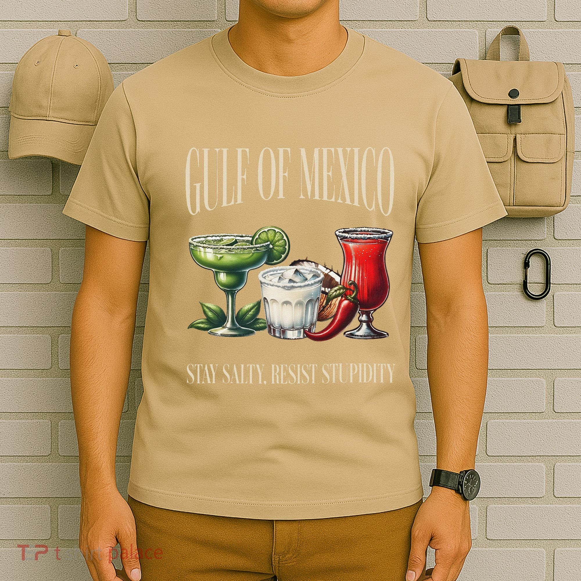 Retro Gulf Of Mexico Social Club Progressive Liberal T-Shirt