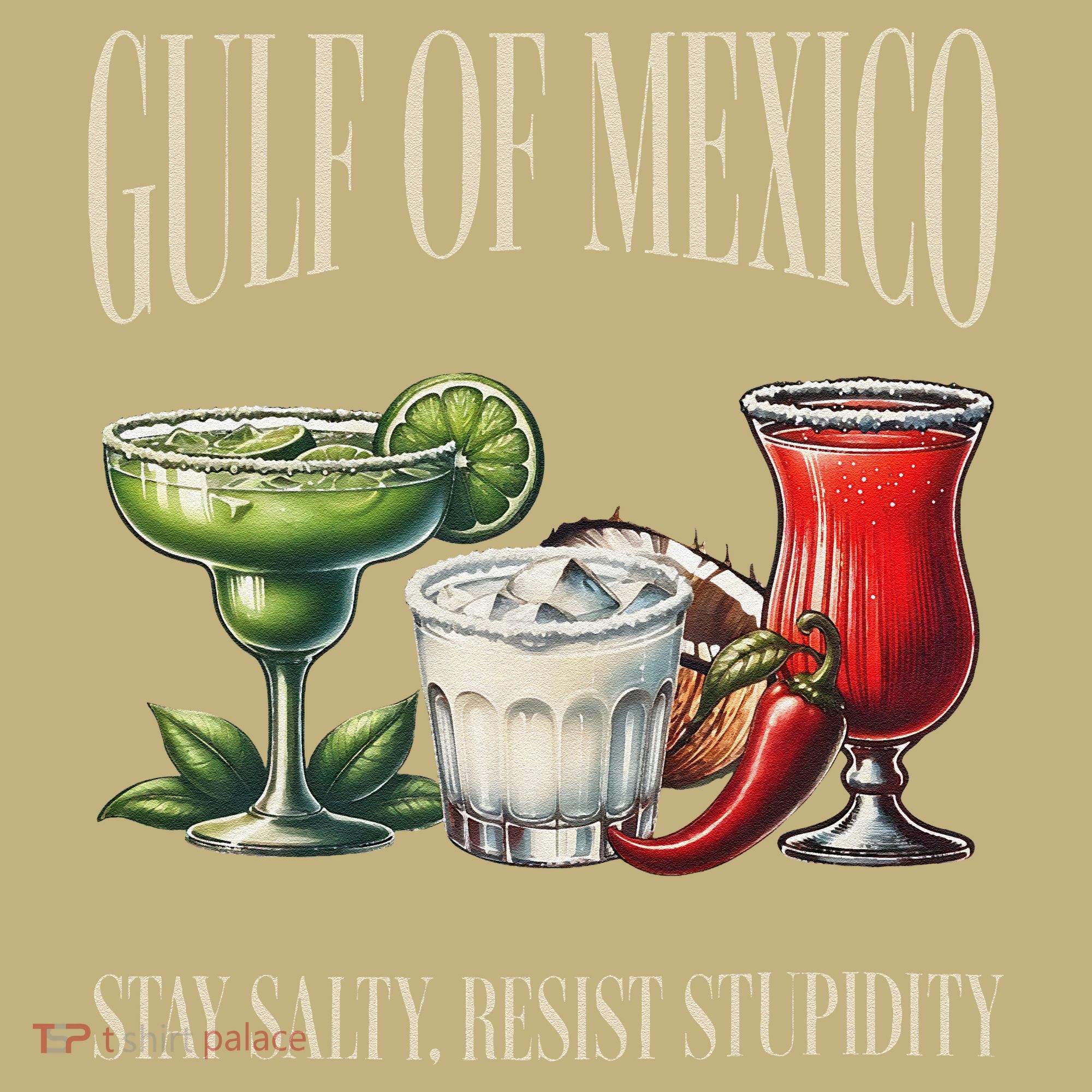 Retro Gulf Of Mexico Social Club Progressive Liberal Mousepad