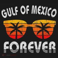 Retro Gulf Of Mexico Forever Ornament thumb 1