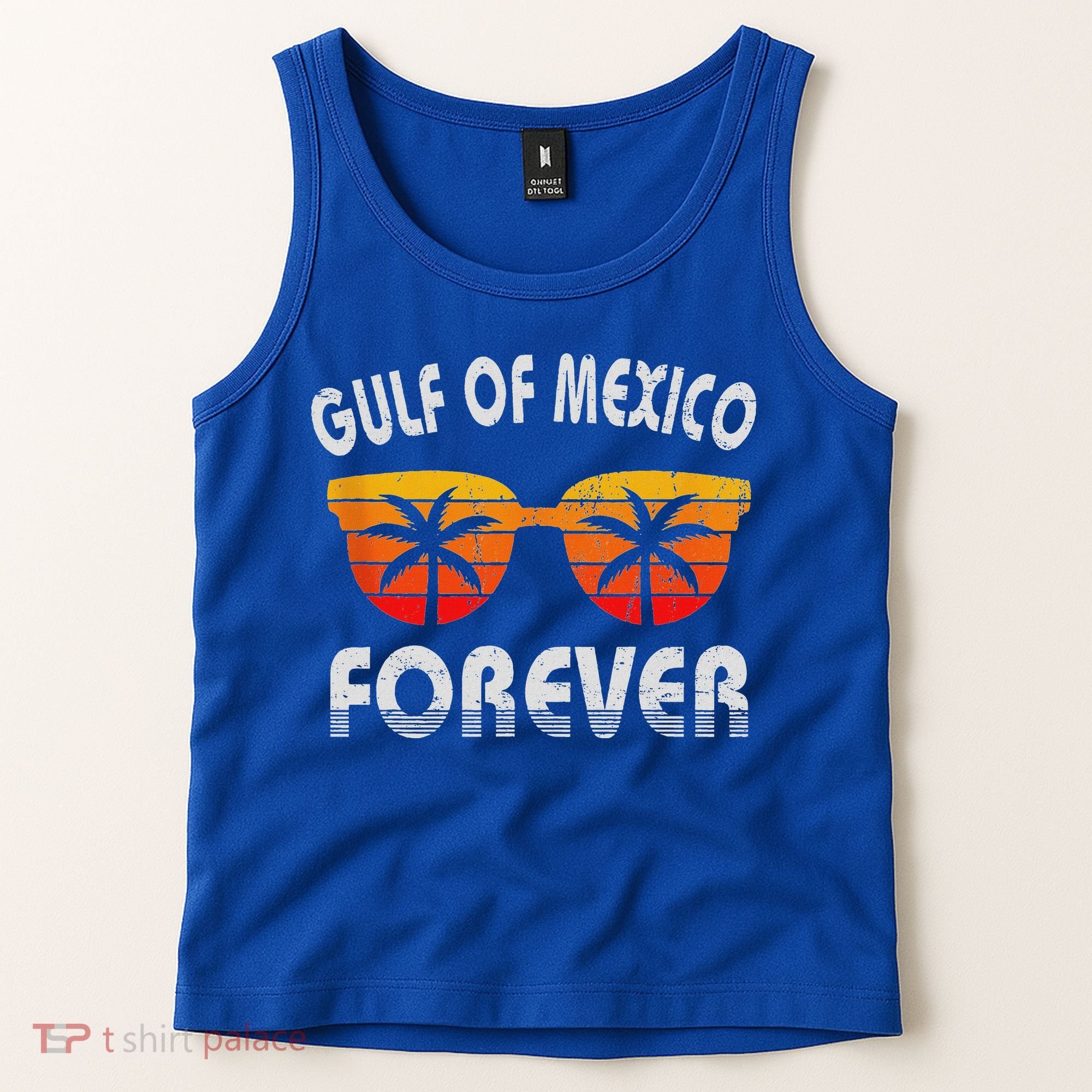 Retro Gulf Of Mexico Forever Tank Top