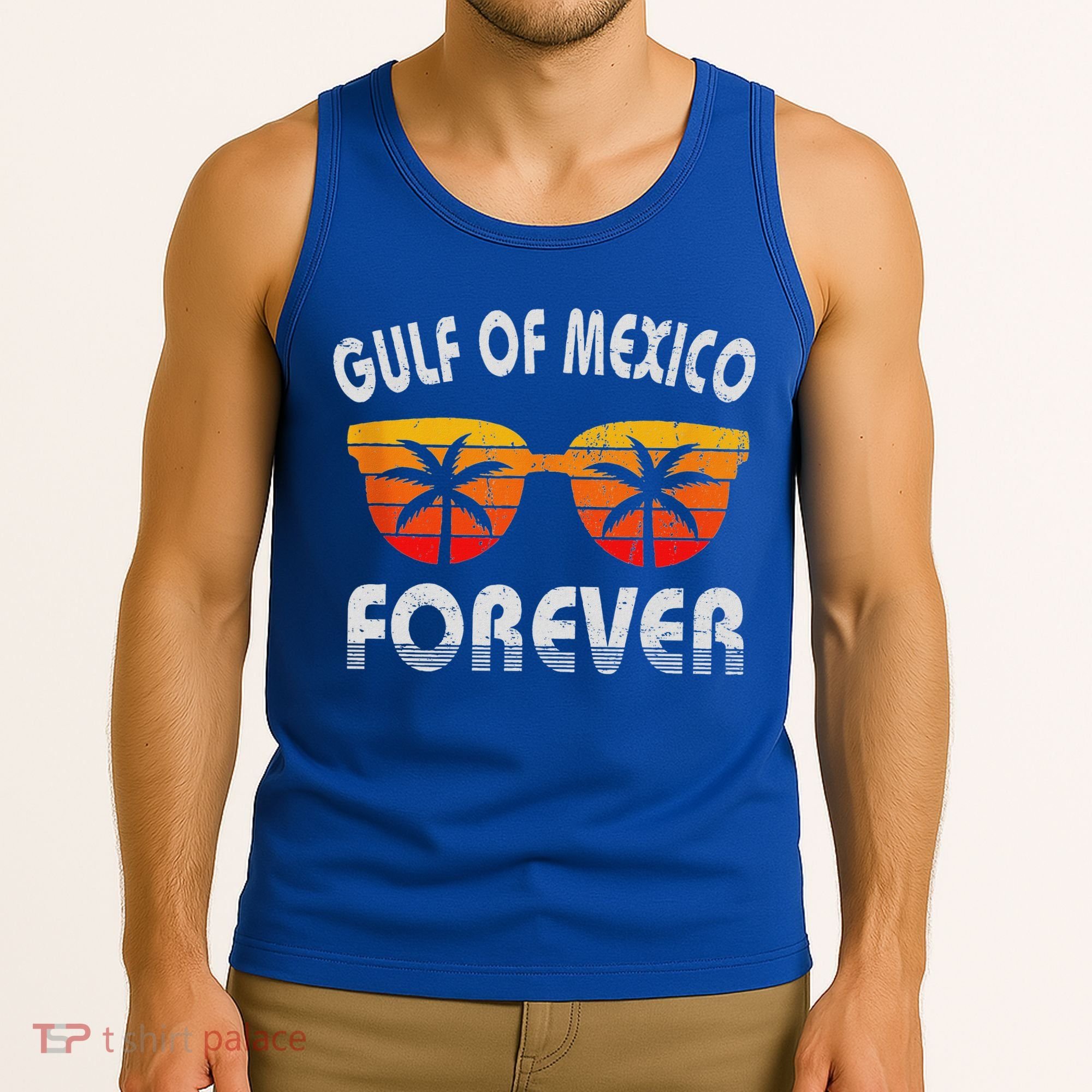 Retro Gulf Of Mexico Forever Tank Top