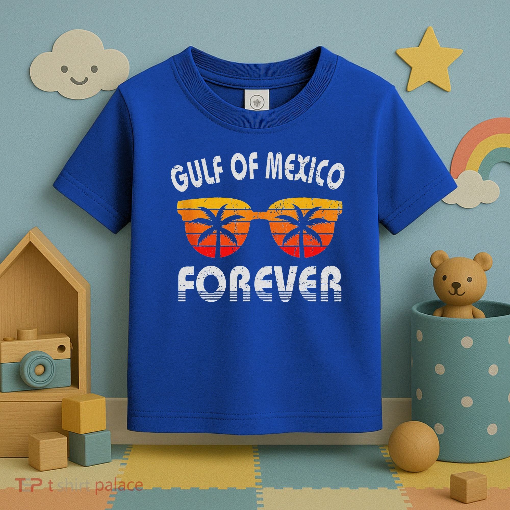 Retro Gulf Of Mexico Forever Toddler T-Shirt