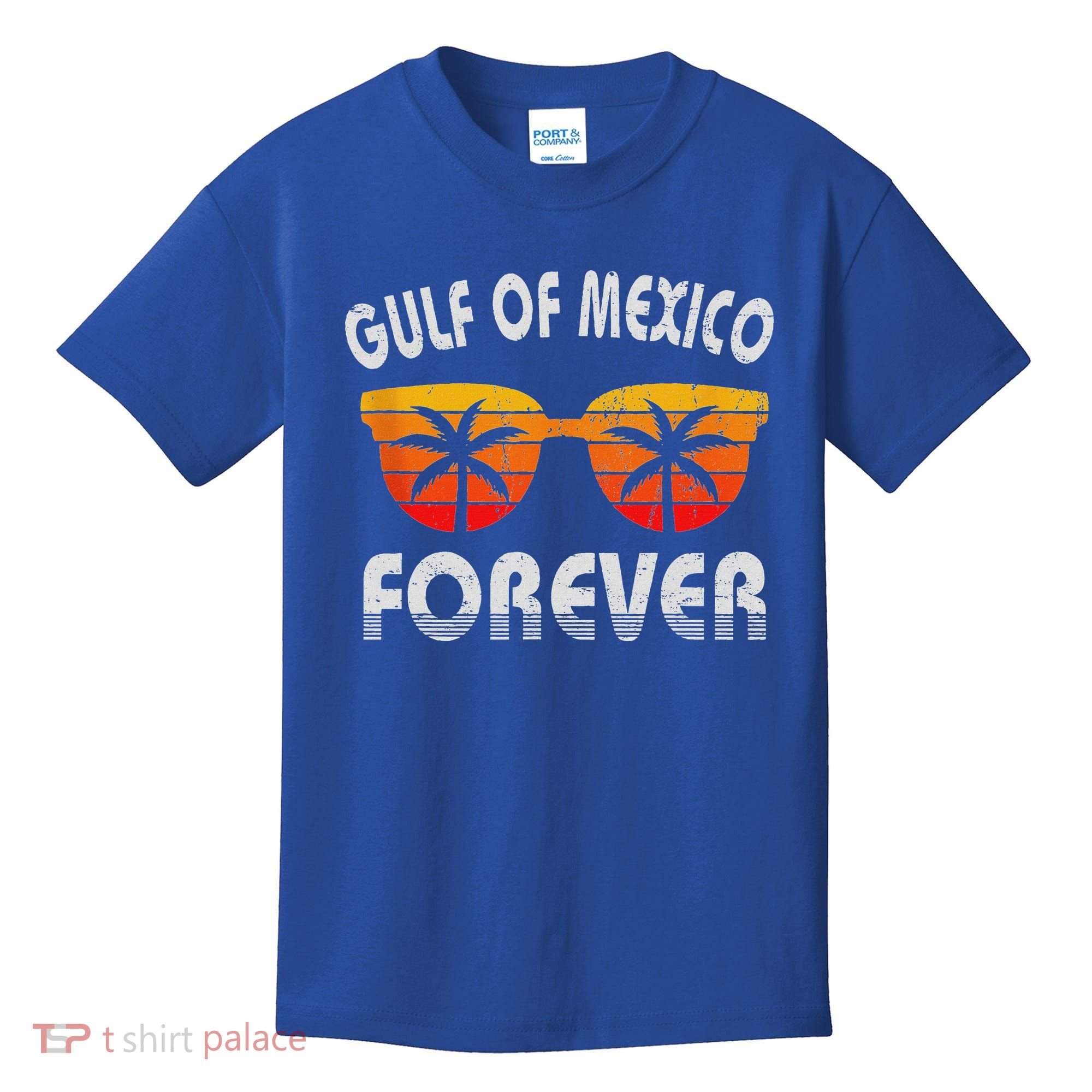 Retro Gulf Of Mexico Forever Kids T-Shirt