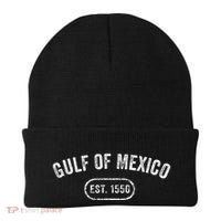 Retro Gulf Of Mexico Est 1550 Mexican Flag For S Beanie thumb 0