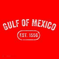 Retro Gulf Of Mexico Est 1550 Mexican Flag For S Santa Hat thumb 1