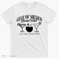 Retro Gulf Of Mexico Social Club Progressive Liberal T-Shirt thumb 0