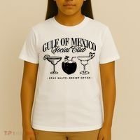 Retro Gulf Of Mexico Social Club Progressive Liberal T-Shirt thumb 4