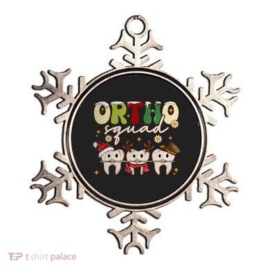 Retro Groovy Ortho Squad Christmas Orthodontist Dentist Gift Ornament