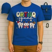 Retro Groovy Ortho Squad Christmas Orthodontist Dentist Gift T-Shirt thumb 6