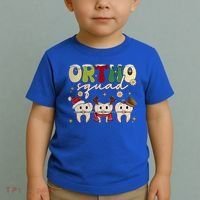 Retro Groovy Ortho Squad Christmas Orthodontist Dentist Gift Toddler T-Shirt thumb 2