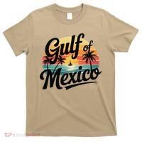 Retro Gulf Of Mexico Patriotic Beach Life Est 1550 T-Shirt thumb 0