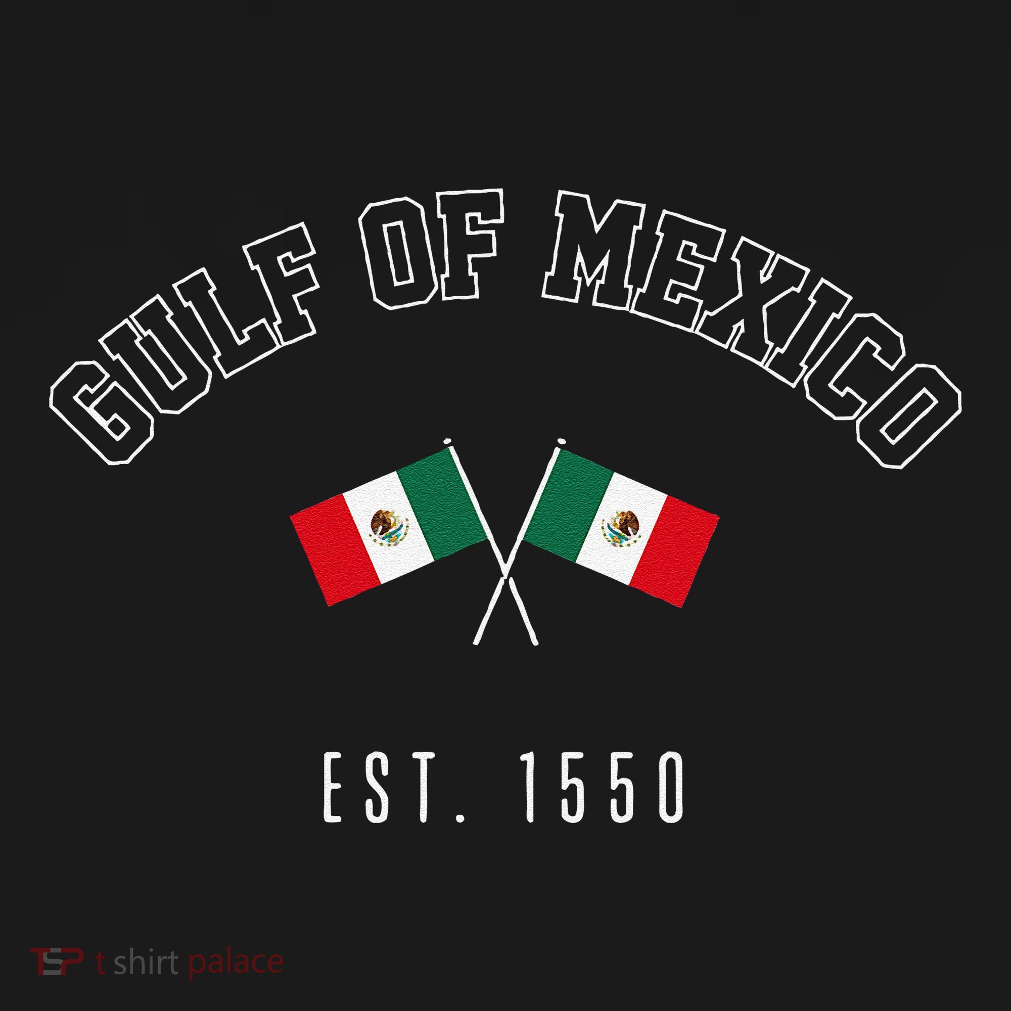 Retro Gulf Of Mexico Est. 1550 Mexican Flag Gulf Forever Women's Hoodie