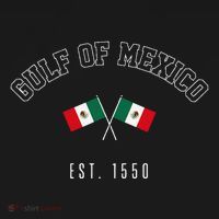 Retro Gulf Of Mexico Est. 1550 Mexican Flag Gulf Forever Baby Bodysuit thumb 2