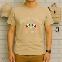 Retro Gulf Of Mexico Est. 1550 Mexican Flag Gulf Forever T-Shirt thumb 6