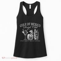 Retro Gulf Of Mexico Social Club Progressive Liberal Women's Tank Top thumb 0