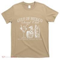 Retro Gulf Of Mexico Social Club Progressive Liberal T-Shirt thumb 0
