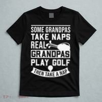 Real Grandpas Play Golf Funny Golf Grandpa Gifts Golfers T-Shirt thumb 5