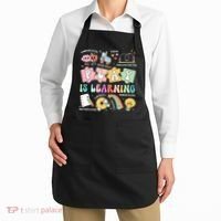 Retro Groovy Play Is Learning Kindergarten Teacher Daycare Apron thumb 2