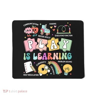 Retro Groovy Play Is Learning Kindergarten Teacher Daycare Mousepad
