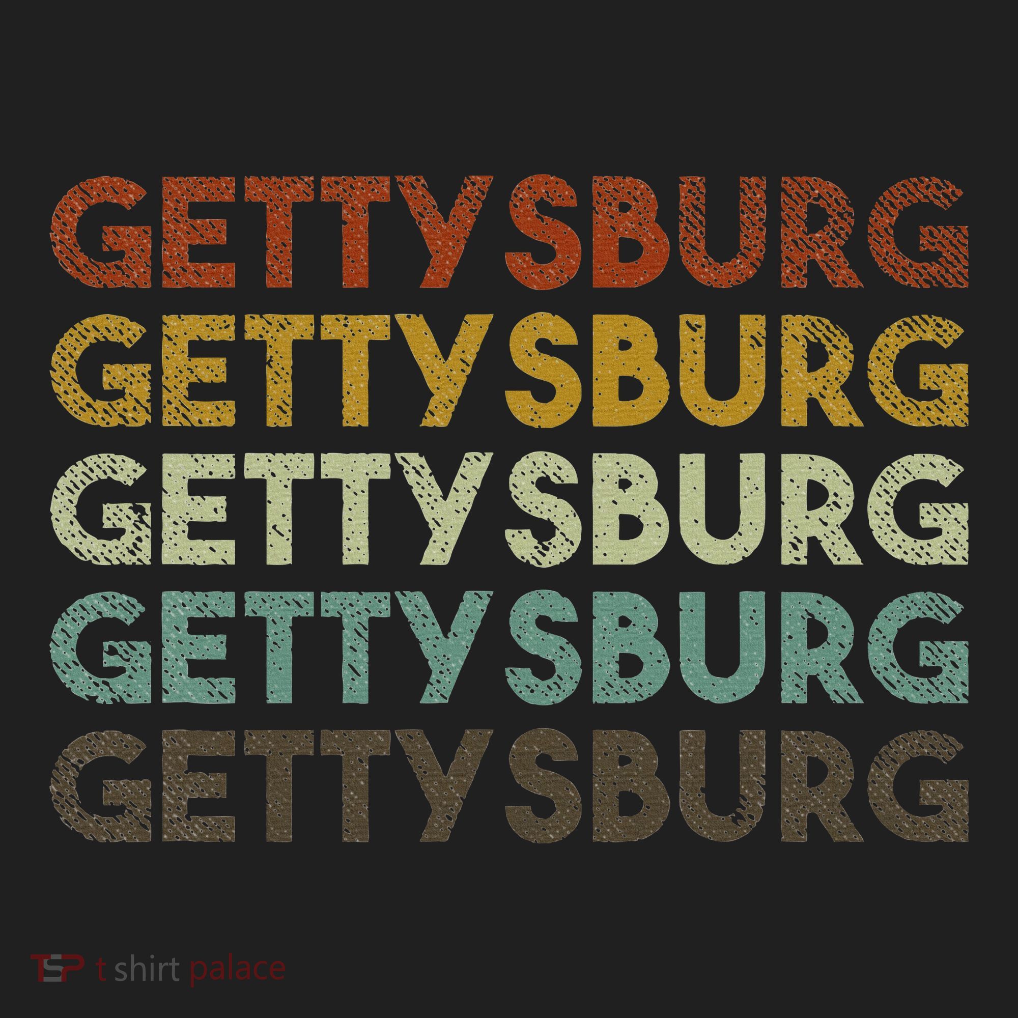 Retro Gettysburg Pennsylvania 80s Style Women's Sweatshirt