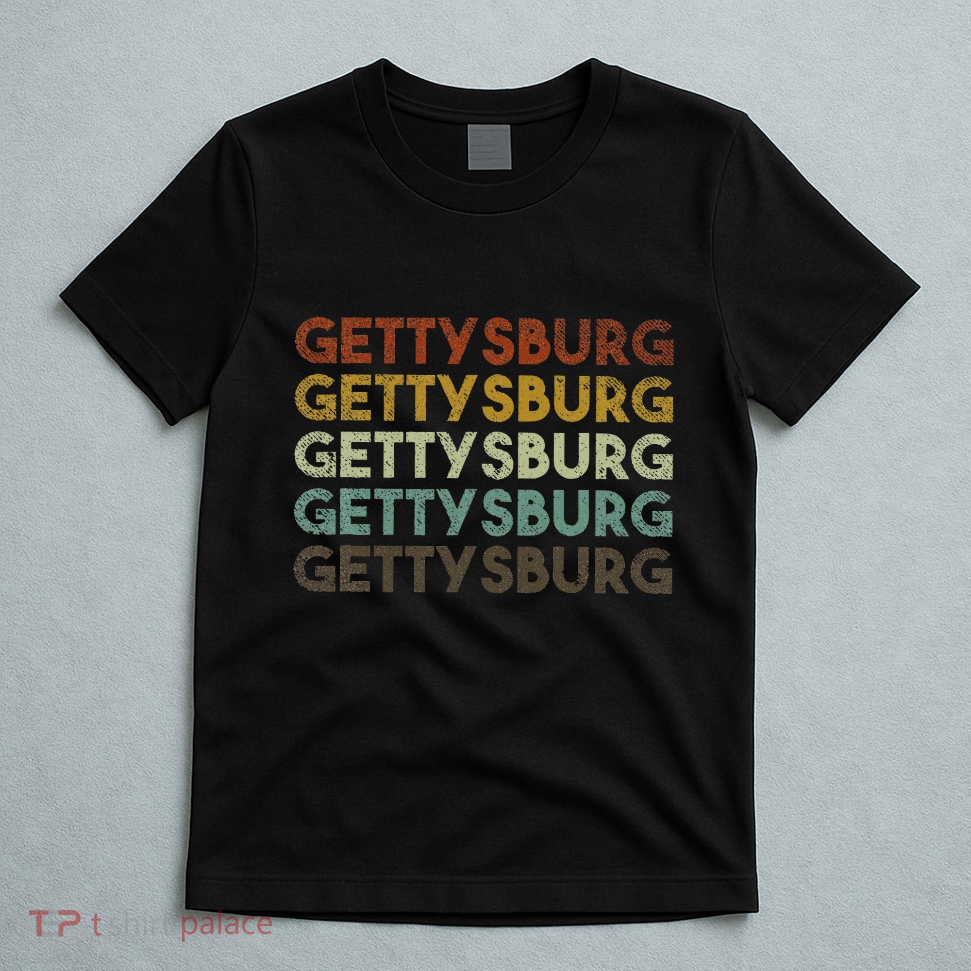 Retro Gettysburg Pennsylvania 80s Style T-Shirt