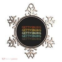 Retro Gettysburg Pennsylvania 80s Style Ornament thumb 0