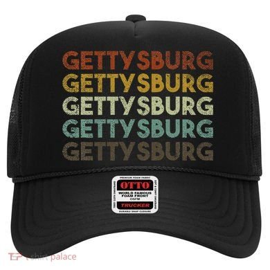 Retro Gettysburg Pennsylvania 80s Style Hat