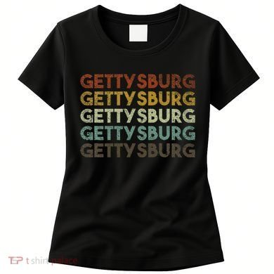 Retro Gettysburg Pennsylvania 80s Style Women's T-Shirt