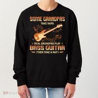 Real Grandpas Play Bass Guitar And Take A Naps Women's Sweatshirt thumb 0