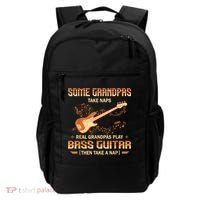 Real Grandpas Play Bass Guitar And Take A Naps Backpack thumb 0