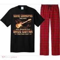 Real Grandpas Play Bass Guitar And Take A Naps Pajama Set thumb 0