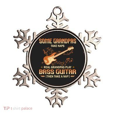 Real Grandpas Play Bass Guitar And Take A Naps Ornament